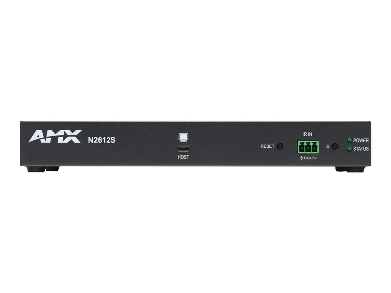 Conmutador AV AMX SVSI NMX-ENC-N2612S audio/video/USB/serial RS-232 over IP encoder / audio embedder wallplate