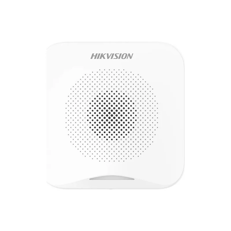 Sirena Hikvision - (Ax Home) Sirena Inalámbrica Interior - Alerta Ajustable entre 80 a 95dB - DSPS201WB/RED