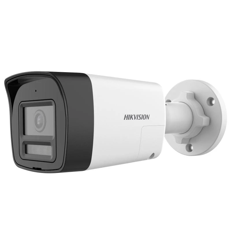 Cámara Bala Hikvision - Turbohd 2 Megapixel (1080p) - Estrobo - Dual Light (25 mts IR EXIR + 20 mts Luz Blanca) - Micrófono Integrado - DS2CE16D0TLXTS
