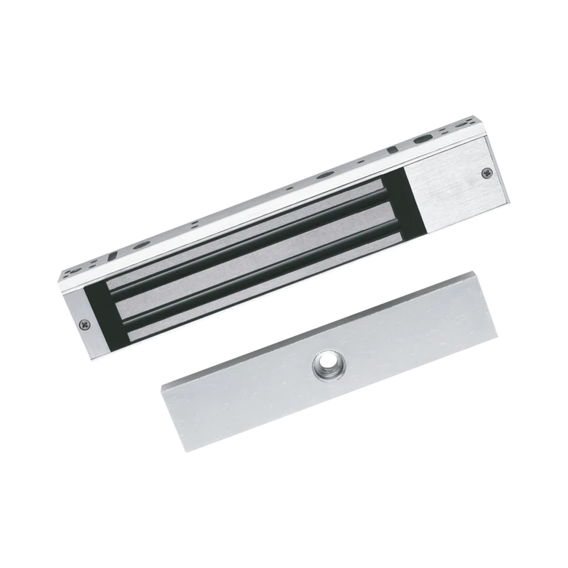 Montaje Hikvision - Electroimán de 600 Lbs (280 Kg) - en Puerta Normal o de Vidrio - Certificado Ce - Para Uso en Interior - DS-K4H258S