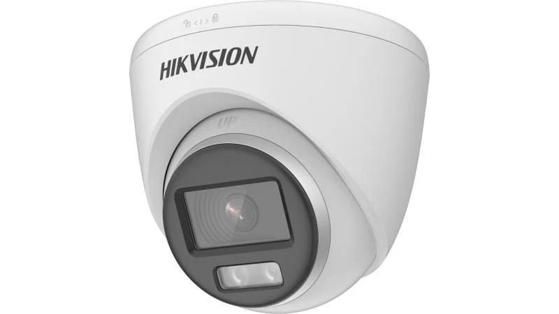 Cámara Turret Hikvision - Turbohd 2 Megapixel - Imagen a color 24 - Lente 2.8 mm - Luz Blanca 40 mts - DS-2CE72DF0T-F