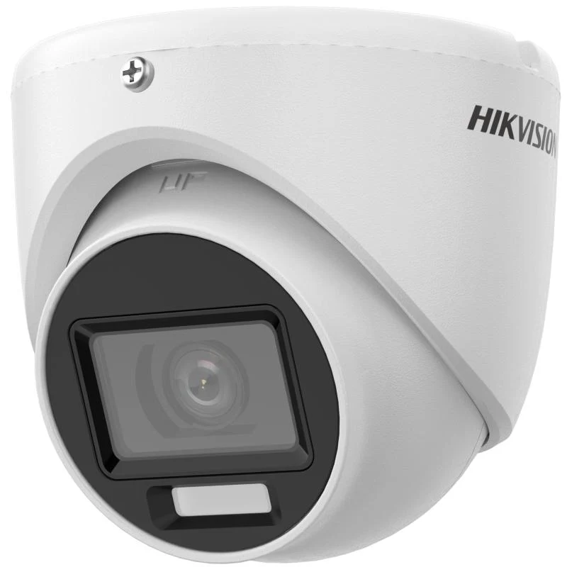 Cámara Domo Hikvision - Turbohd 3K Híbrida B - N - Color Vu - IR 20 Mts - Lente 2.8 mm - DS-2CE76K0T-LMFS