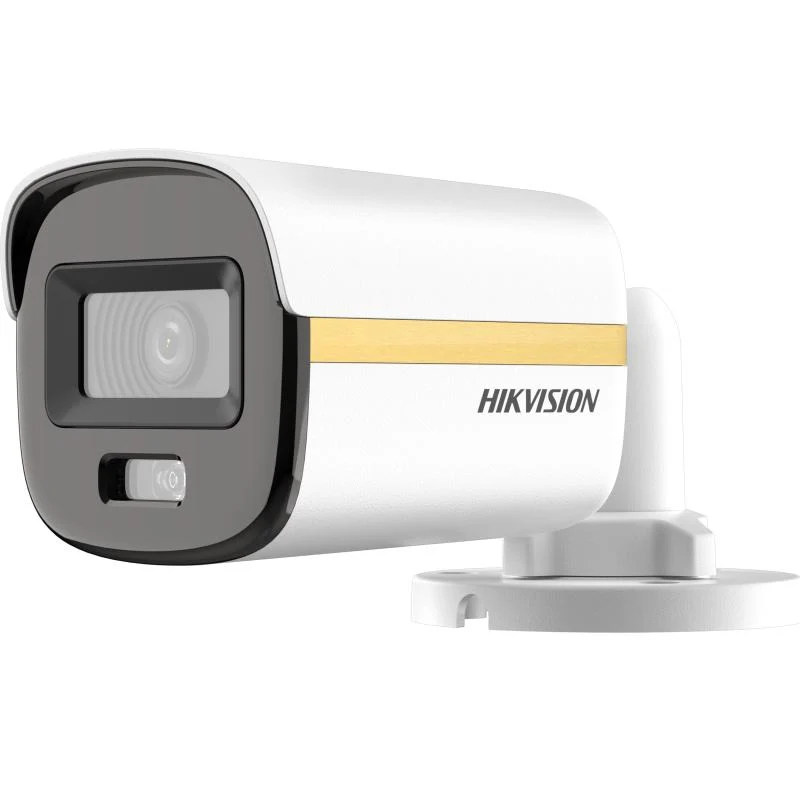Cámara Bala Hikvision - Turbohd 2 Megapixel - Imagen a color 24 - Lente 2.8 mm - Luz Blanca 20 mts - DS-2CE10DF3T-PF