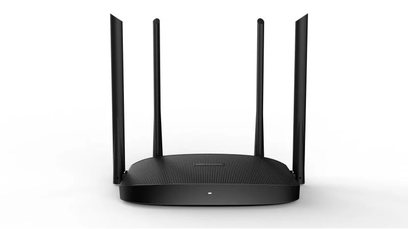 Router Hikvision - Inalámbrico WISP Gigabit - Doble Banda AC (2.4 GHz y 5 GHz) - Hasta 1200 Mbps - 4 Puertos 10 - DS-3WR12GC