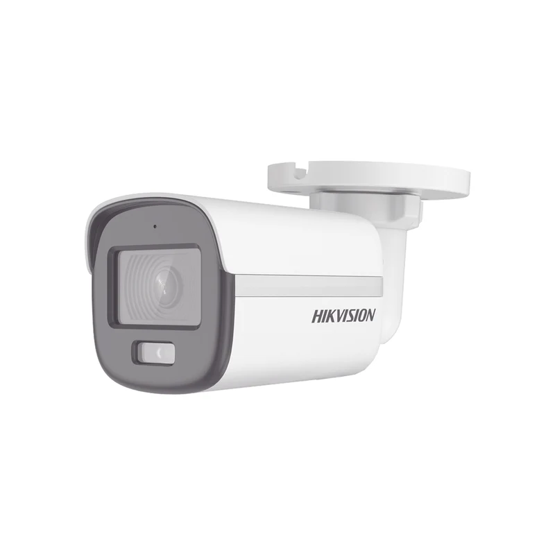 Cámara Bala Hikvision - Turbohd 2 Megapixel - Imagen a color 24 - Lente 2.8 mm - Luz Blanca 20 mts - DS-2CE10DF0T-FS