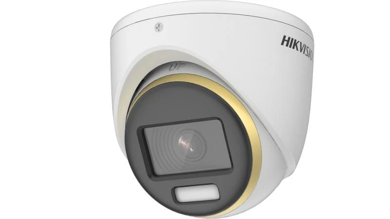 Cámara Turret Hikvision - Turbohd 2 Megapixel (1080p) - Imagen a color 24 - Lente 2.8 mm - Luz Blanca 20 mts - DS-2CE70DF3T-MF