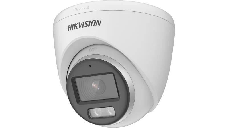Cámara Turret Hikvision - Turbohd 3K (5MP) - Micrófono Integrado - Lente 2.8 mm - Imagen a color 24 - DS-2CE72KF0T-FS