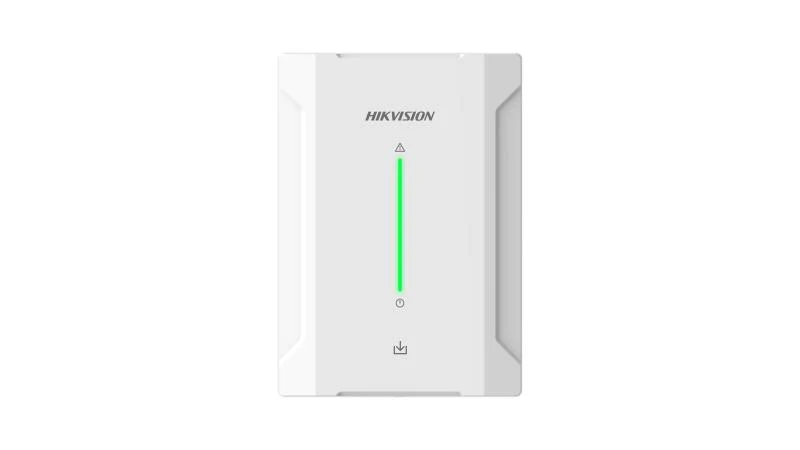 Expansor de Zonas Hikvision - 8 Zonas Cableadas - Conexión Bus Speed-X - 2 Salidas de Relevador - Compatible con paneles Ax Hybrid Pro - DS-PM1-I8O2-H