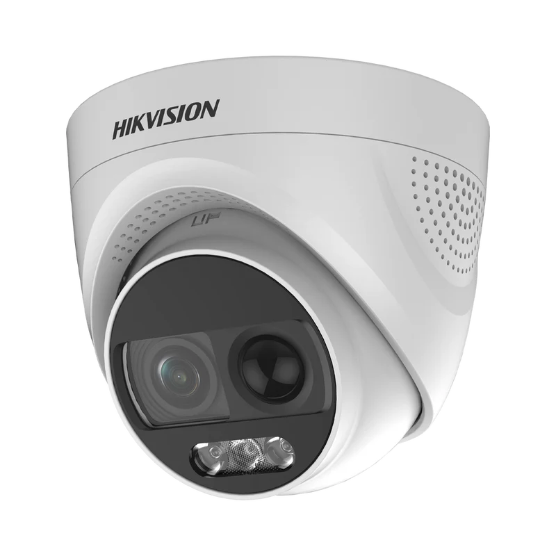 Cámara Domo Hikvision - Turbohd 2 Megapixel (1080p) - Imagen a color 24 - Lente 2.8 mm - Luz Blanca 20 mts - DS-2CE72DFT-PIRXOF28