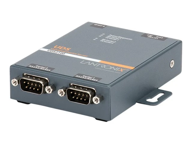 Servidor de Dispositivos Lantronix Device Server UDS2100 Two Port Serial (RS232/ RS422/ RS485) to IP Ethernet, UD2100001-01