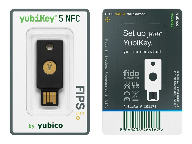 Llave de Seguridad Yubico YubiKey 5 NFC FIPS