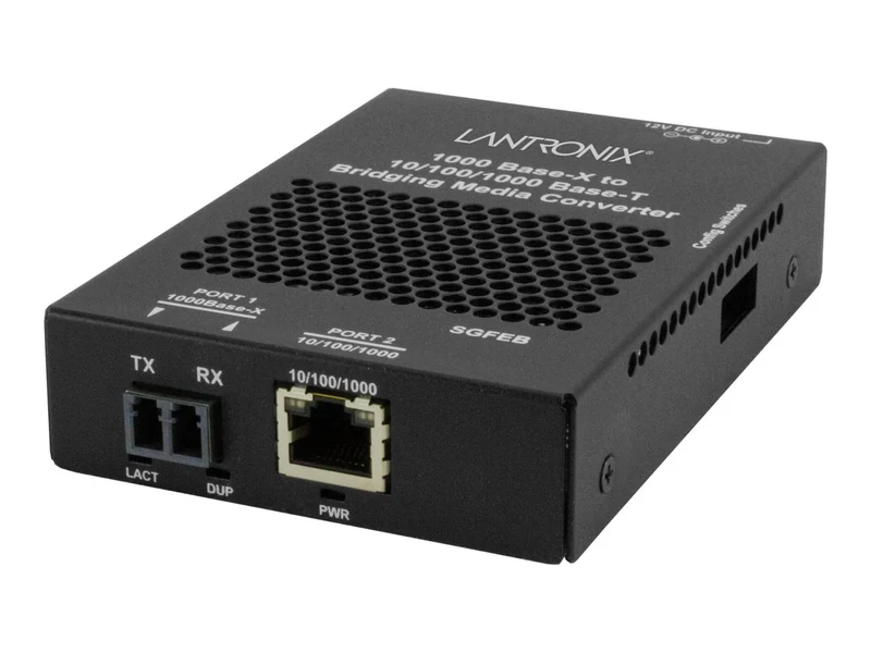Convertidor de Medios Lantronix SGFEB Series