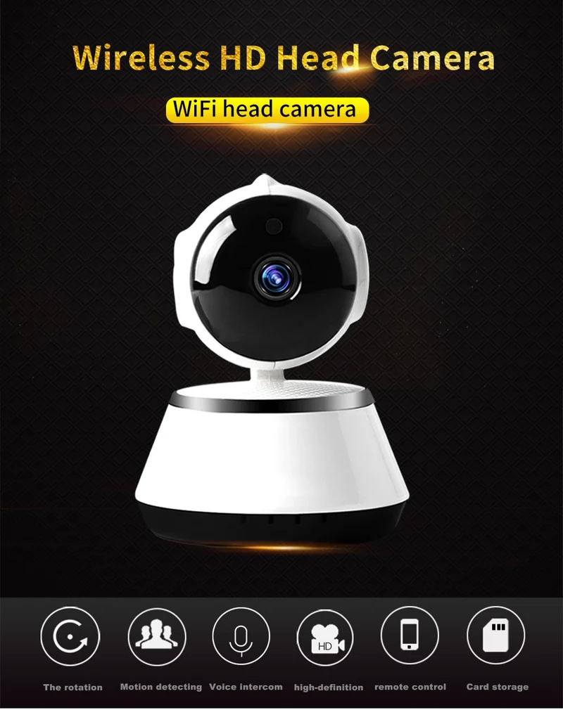 HD 1080p PTZ Indoor Smart Home Camera Night Vision 360 Degree Panoramic camera pan-tilt Baby Monitor pet IP camera 360 video cam
