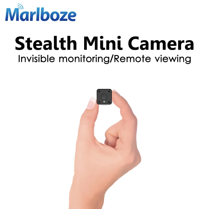 Marlboze 1080P HD WIFI Mini IP Camera Night Vision Motion Detect Mini Camcorder Loop Video Recorder Built-in Battery Body Cam
