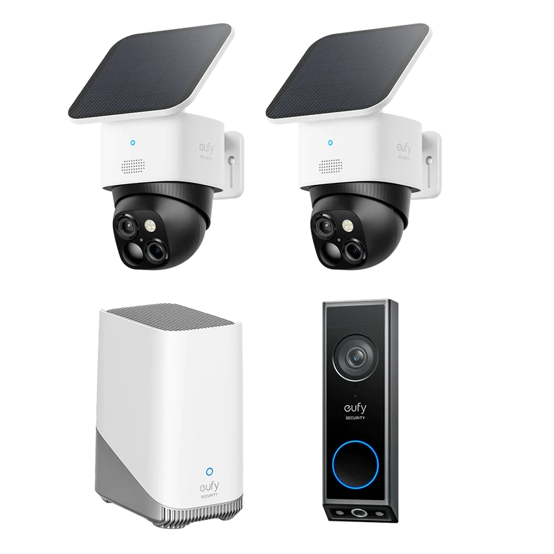 SoloCam S340 (2 pack) + Video Doorbell E340 + HomeBase S380