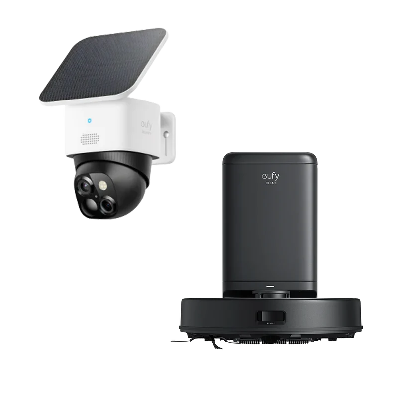 SoloCam S340 + eufy Clean X8 Pro with Self-Empty Station