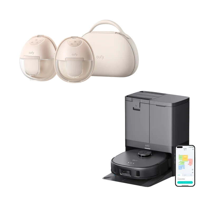 eufy X10 Pro Omni + Wearable Breast Pump S1 Pro