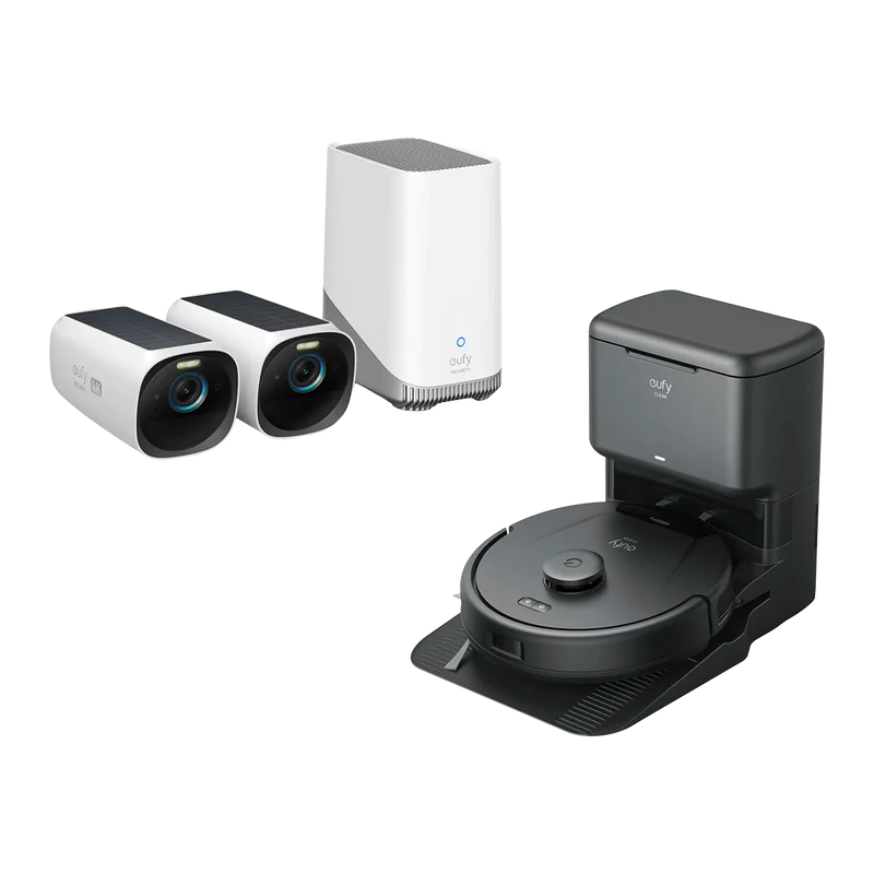eufyCam S330 (eufyCam 3) + eufy Clean L60 with Self-Empty Station