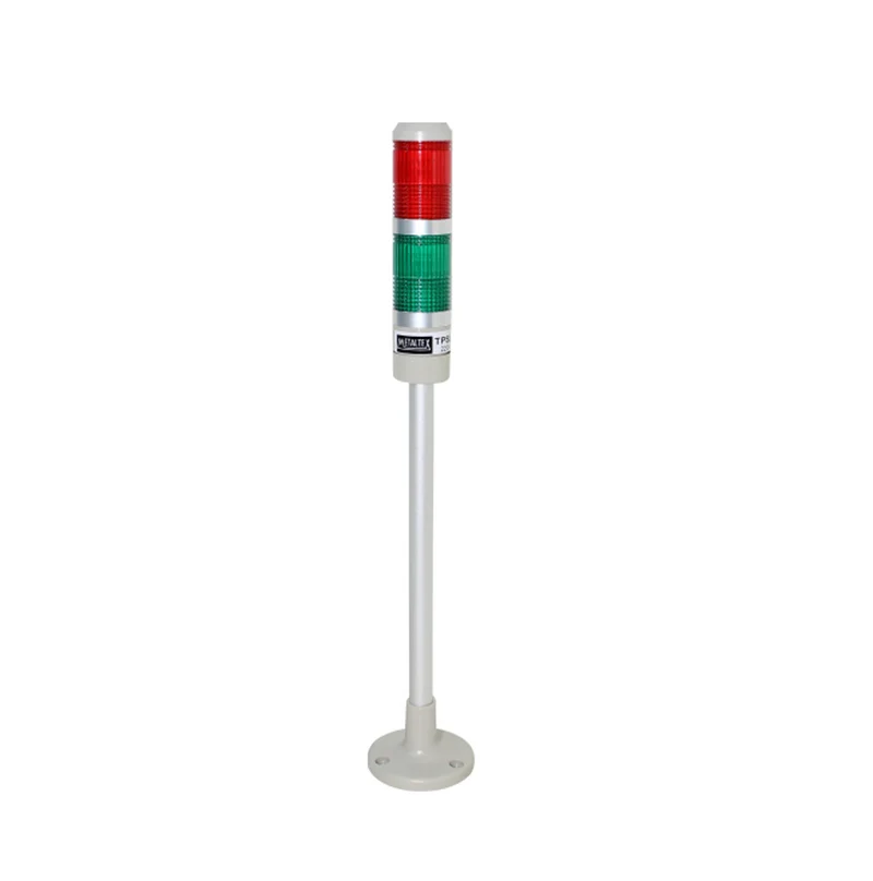 Torre luminosa luz continua 2 lente 220V roja y verde TPSL4-22RG