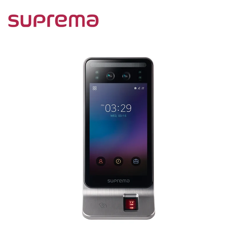 Lector Multi-tecnologia con detector de cubrebocas- Reconocimiento Facial, Huella, Tarjeta Móvil y lector de RFID FSF2ODB Marca: Suprema