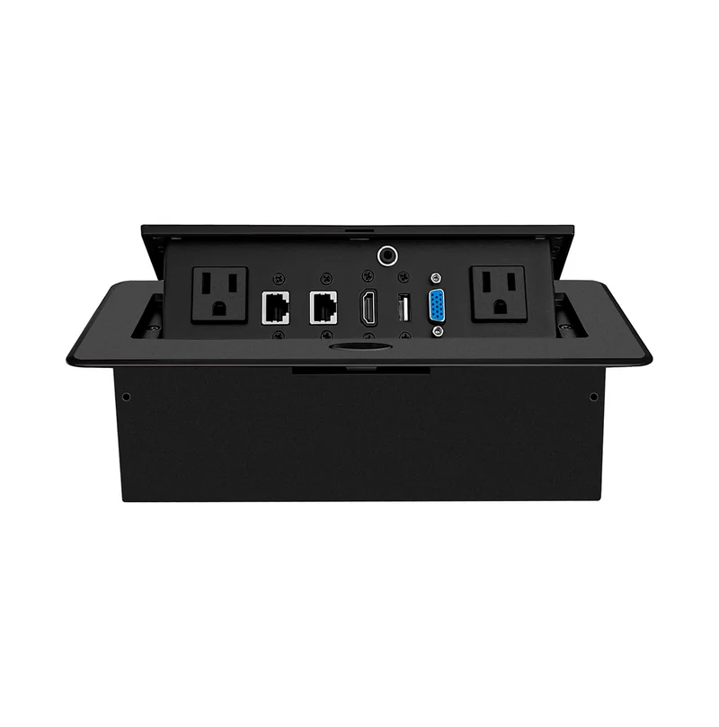 Caja de conexión de poder emergente para escritorio de conferencia con HDMI 792057873064 Marca: Jiangce
