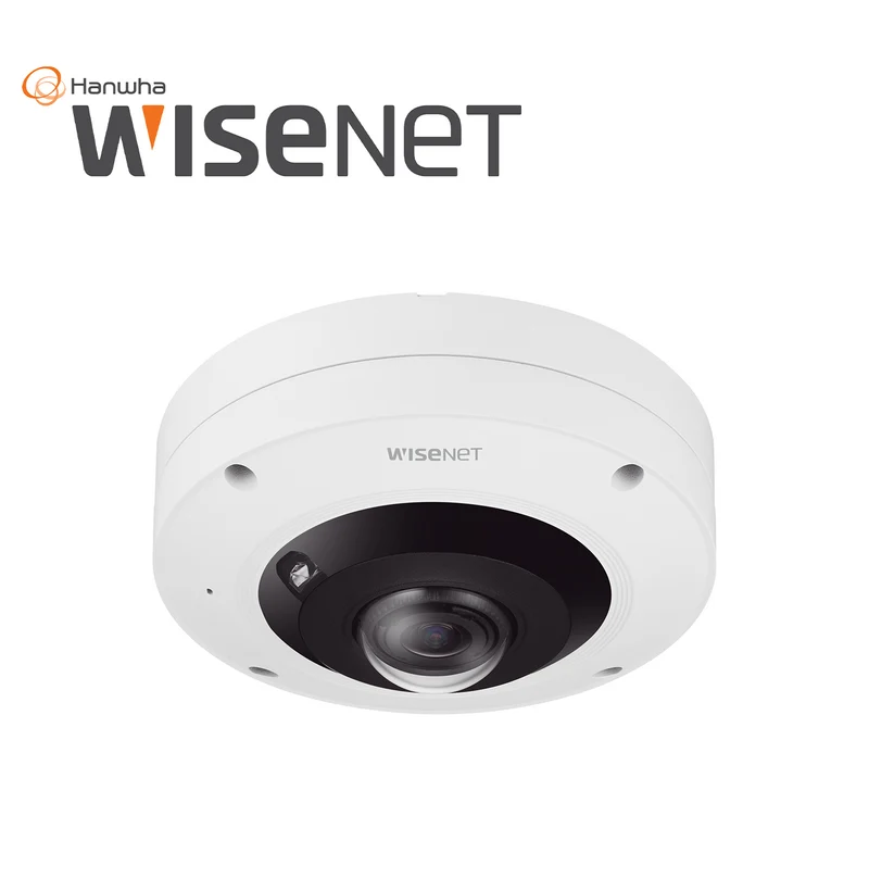Camara IA Fisheye IP 12 Megapixel / WDR 120dB / Deteccion de personas con IA XNF-9013RV Marca: Hanwha