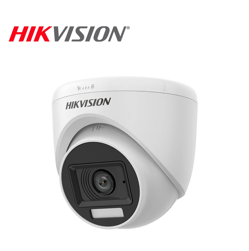 Camara de torreta fija con audio y luz híbrida inteligente 3K DS-2CE76K0T-LPFS 2.8mm Marca: Hikvision