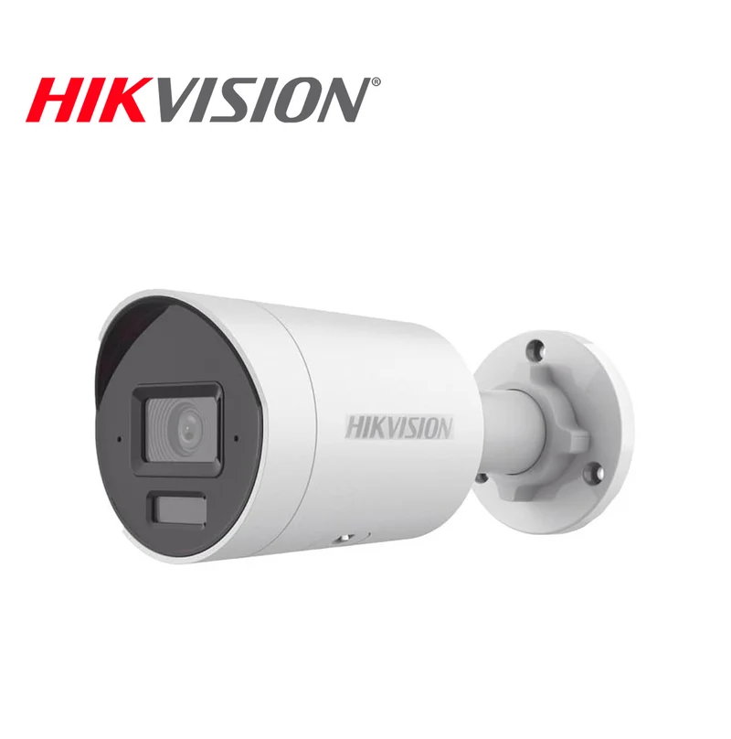 Camara IP bullet fija inteligente híbrida Acusense con luz - Micrófono incorporado - 4MP DS-2CD2043G2-LI2U Marca: Hikvision