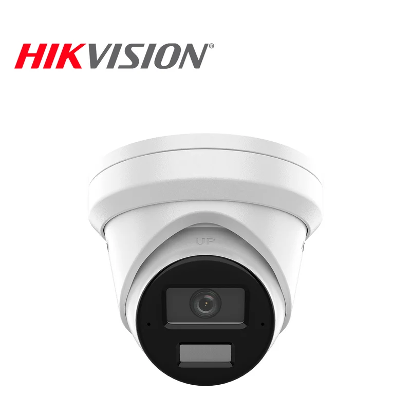 Camara IP de torreta fija con luz híbrida inteligente Acusense de 4 MP DS-2CD2343G2-LI2U Marca: Hikvision