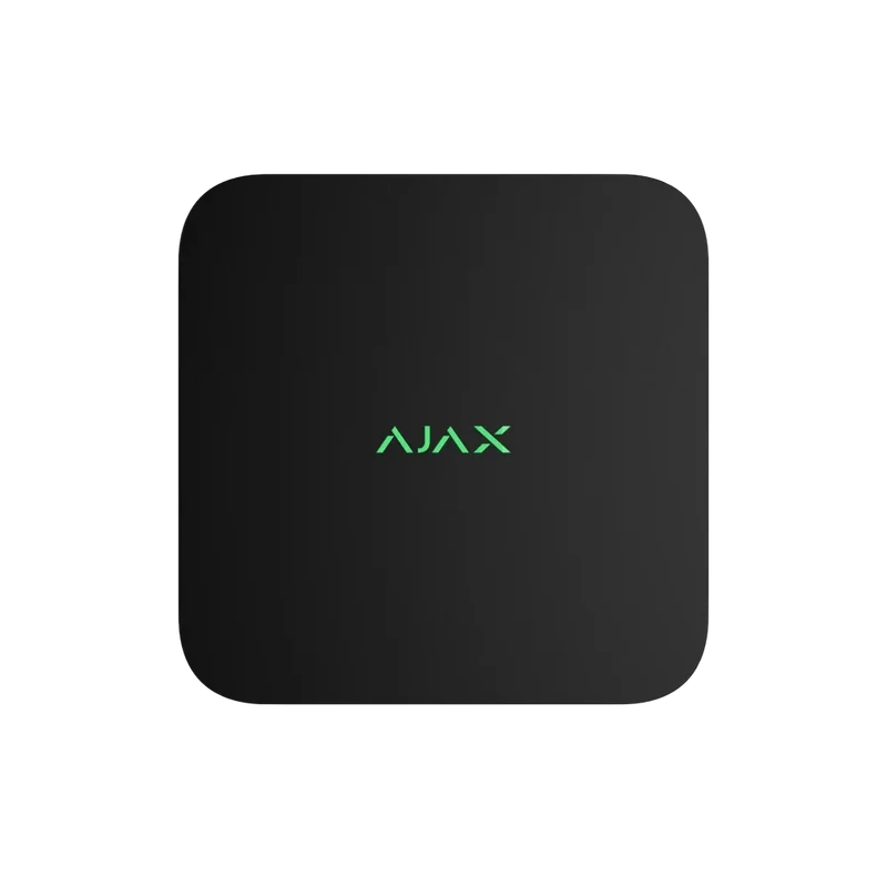 Grabador NVR de Ajax Systems de 8 canales, negro