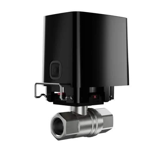 Válvula de cierre Ajax Systems WaterStop, conexión de 1/2", color negro