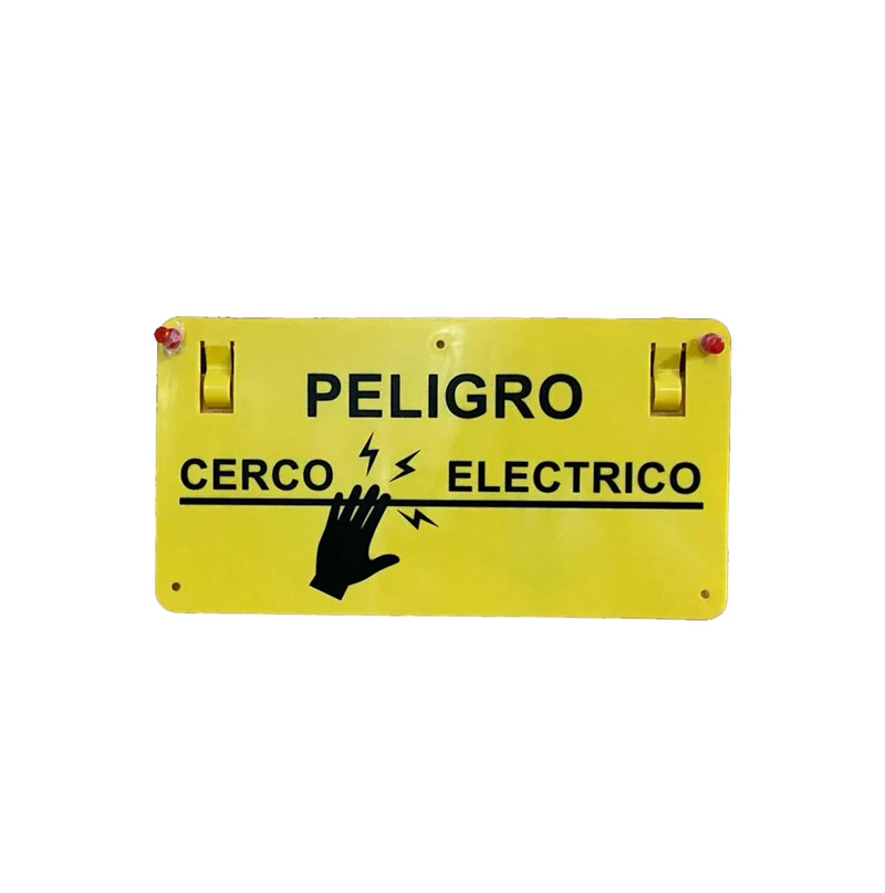 Letrero de Advertencia para cerco eléctrico DLXLETRERO Marca: DLUX