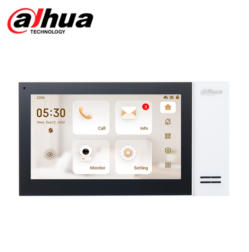 Pantalla Monitor de Interior PoE VTH2421FW-P Marca Dahua