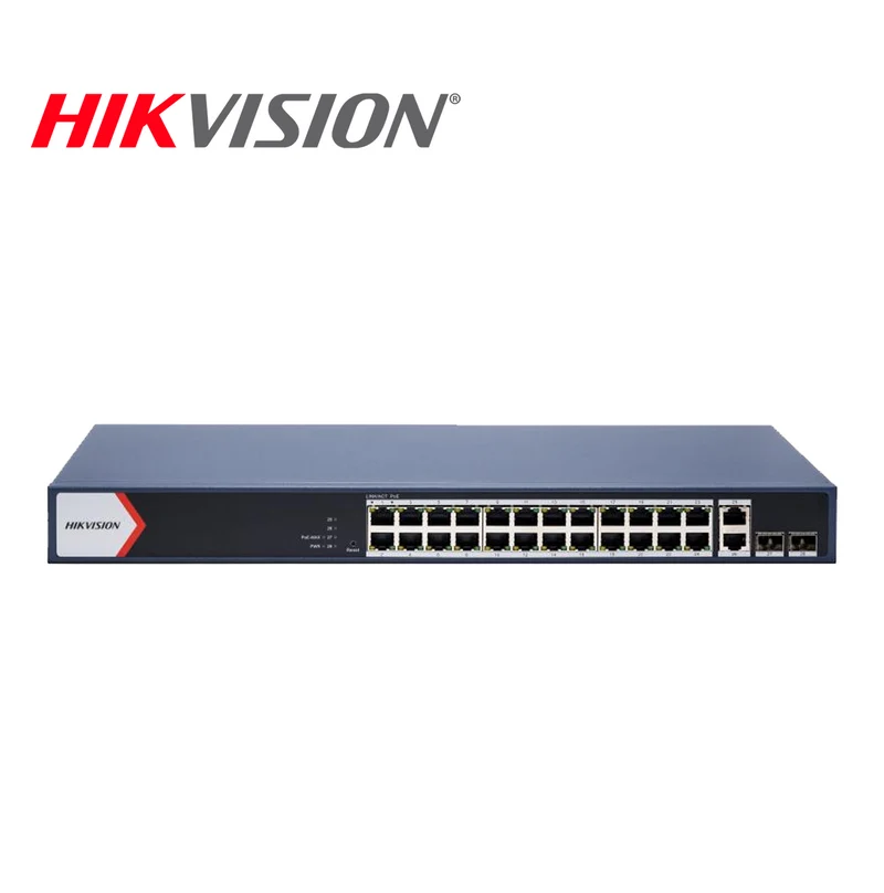 Switch 24 Puertos PoE DS-3E1528P-EI/M(O-STD) Marca: Hikvision