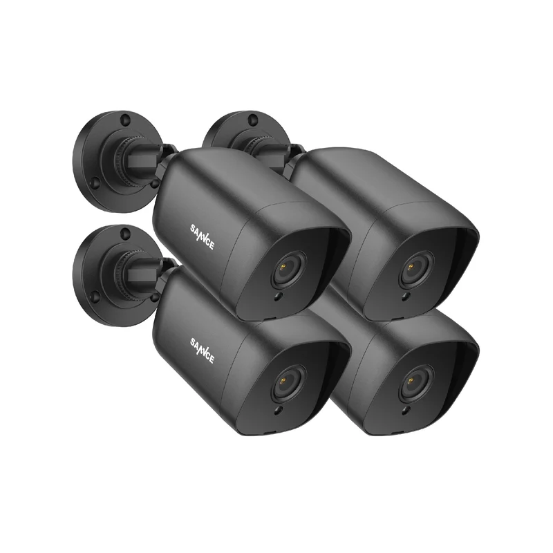 Certified Refurbished 5MP Full HD Wired Bullet CCTV Cameras Kit
