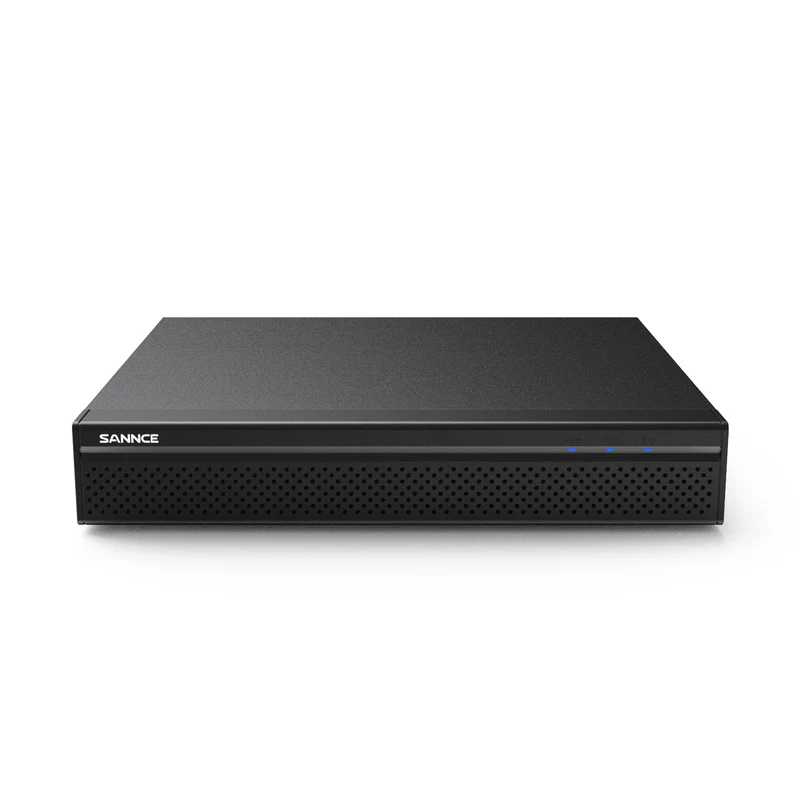 Certified Refurbished 4K 8 Channel H.265+ Security PoE NVR - Support up to 10CH for 8 x PoE Cameras + 2 x WiFi IP Cameras, ONVIF Supported, Audio Recording