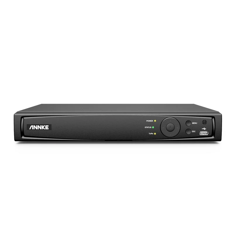 ANNKE 4K 8 Channel H.265+ PoE NVR, RTSP Supported, Works with Alexa