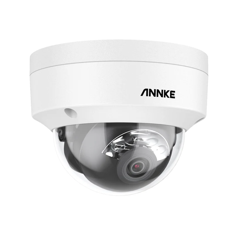 ANNKE 12MP Smart Color Night PoE Dome IP Camera, Human & Vehicle Detection, H.265+, Built-in Microphone, Max. 512 GB Local Storage, IP67