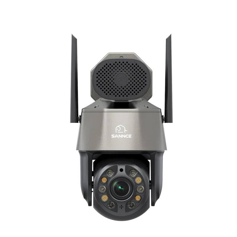 5MP 20X Zoom Dome Camera, Smart Dual Light Night Vision, AI Human Detection, 270° Pan & 90° Tilt, Two-Way Audio, Cloud & Max. 128 GB Local Storage, Works with Alexa