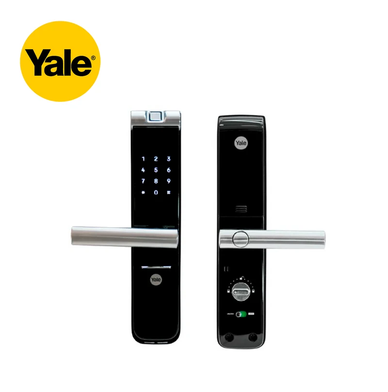 Cerradura Digital de huella dactilar código y llave YMF40A Marca: Yale