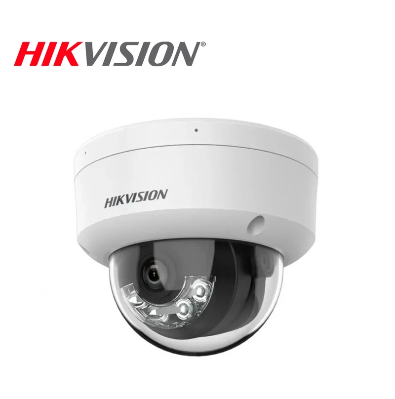 Cámara de seguridad IP domo de 4MP IA con microfono IP67 Marca: Hikvision