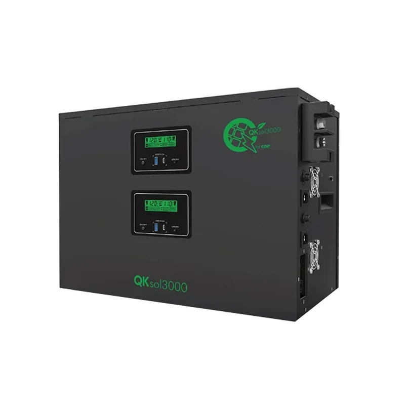 Inversor solar todo en uno cargador solar con batería incluida QKSOL-300 Marca: CDP