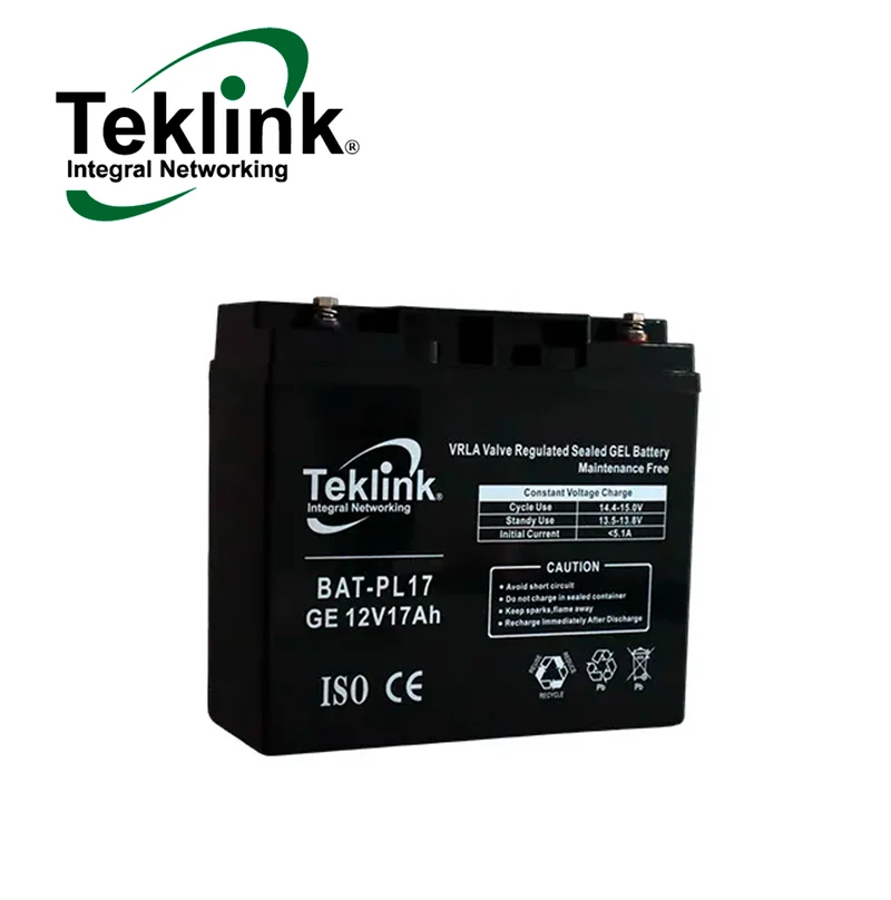 Batería de 12V 17AH para alarma BAT-PL17 Marca: Teklink