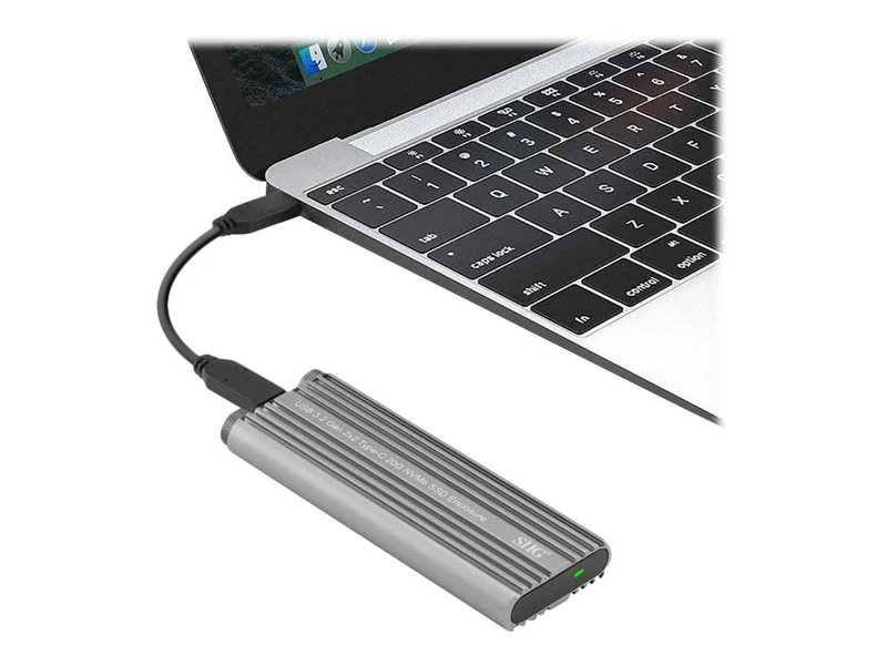 Accesorios de Redes SIIG USB 3.2 Gen 2x2 Type-C 20G PCIe NVMe SSD Enclosure