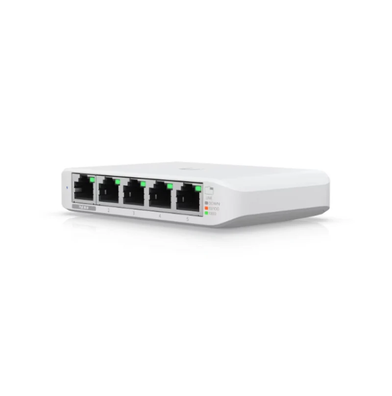 Switch administrable compacto de 5 puertos 10/100/1000 Mbps Marca:UBIQUITI