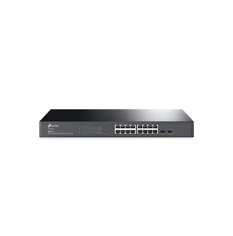 Switch omada de 16 puertas GIGABIT y 2 ranuras SFP 10/100/1000 MBPS Marca: TP-Link