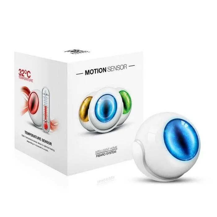 Sensor de movimiento con multisensor Z-Wave Plus FGMS-001 ZW5 Marca: Fibaro