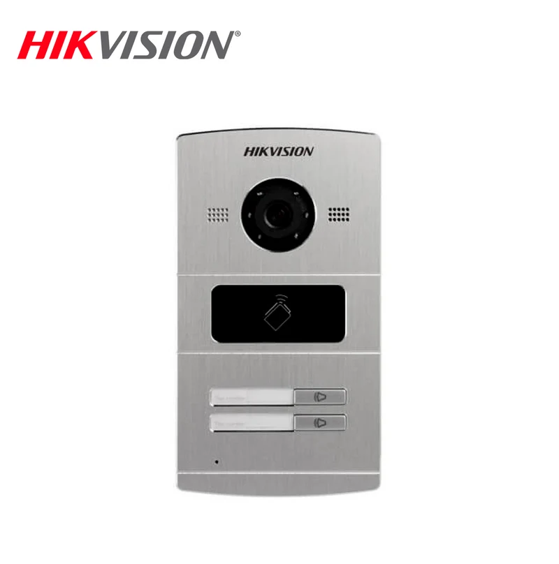 Videoportero Frente de calle IP de 2 botones DSKV8202IM Marca: Hikvision