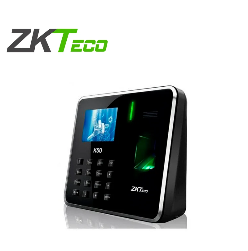 Terminal de Tiempo y Asistencia K50 Marca; ZKTeco