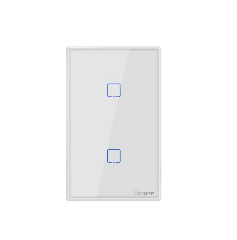 Interruptor Wi-Fi de 2 botones Blanco TX Marca: Sonoff